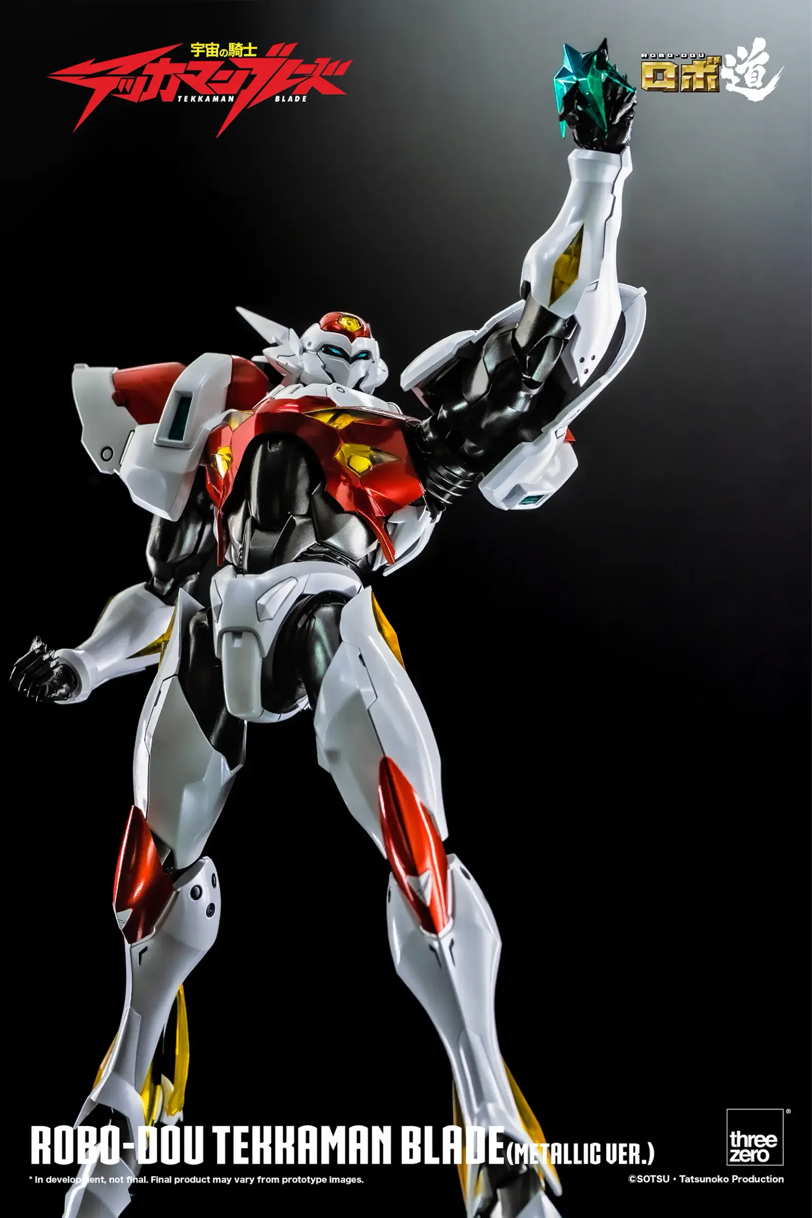 Threezero ROBO-DOU《宇宙騎士BLADE》利刃(Tekkaman Blade)合金完成品:旗艦工藝完全評測 細節特寫