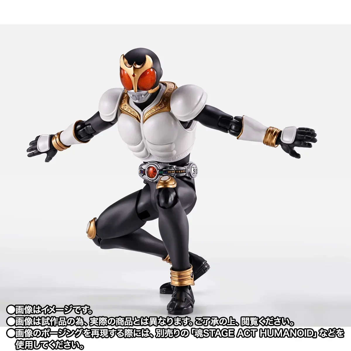 S.H.Figuarts 真骨彫製法《假面騎士空我》初生型態 55週年紀念版登場 附屬經典三連踢發光腳踝配件 細節特寫