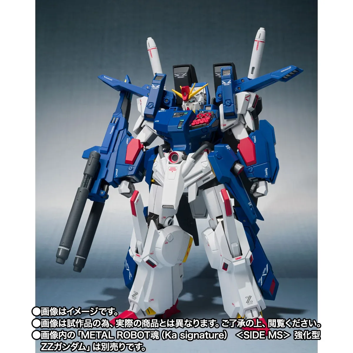 METAL ROBOT魂 Ka signature 強化型ZZ鋼彈全裝甲配件組！重現超絕巨型加農砲重武裝型態 細節特寫