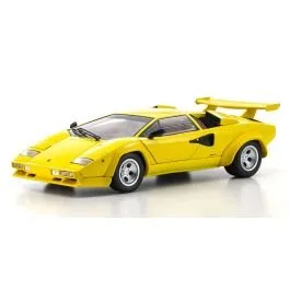 Kyosho 1/18 藍寶堅尼 Lamborghini Countach LP400 經典黃 全開合金車模:旗艦工藝完全評測