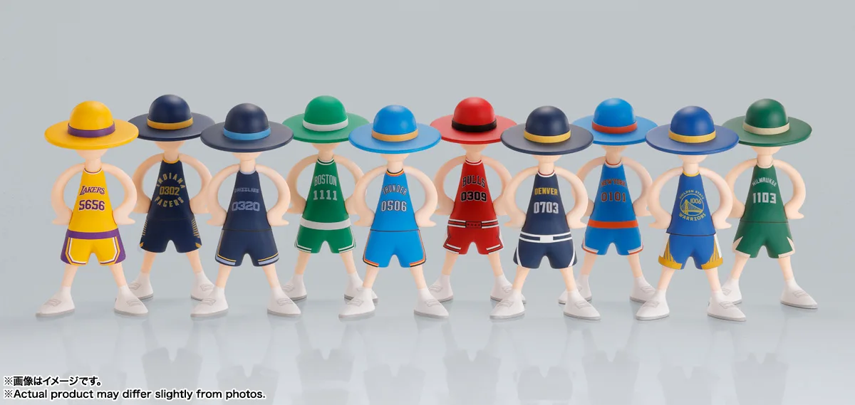 《航海王》聯名 NBA 紀念公仔登場!BANDAI「LUFFY