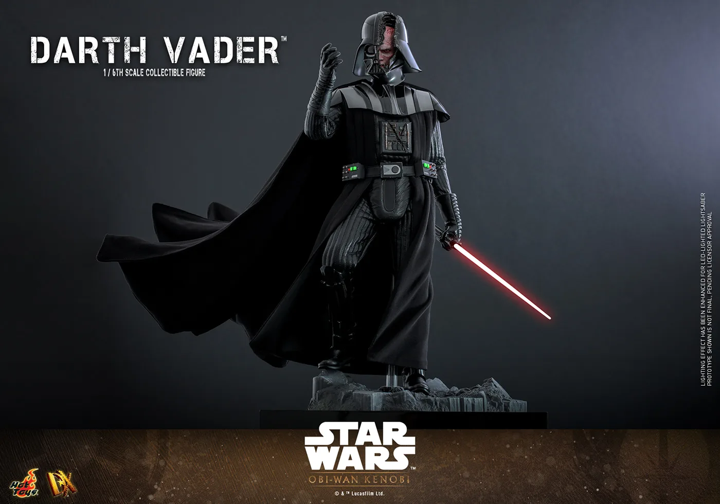 Hot Toys《星際大戰:歐比王·肯諾比》達斯·維達 豪華版 1/6 可動人偶:旗艦工藝完全評測 細節特寫