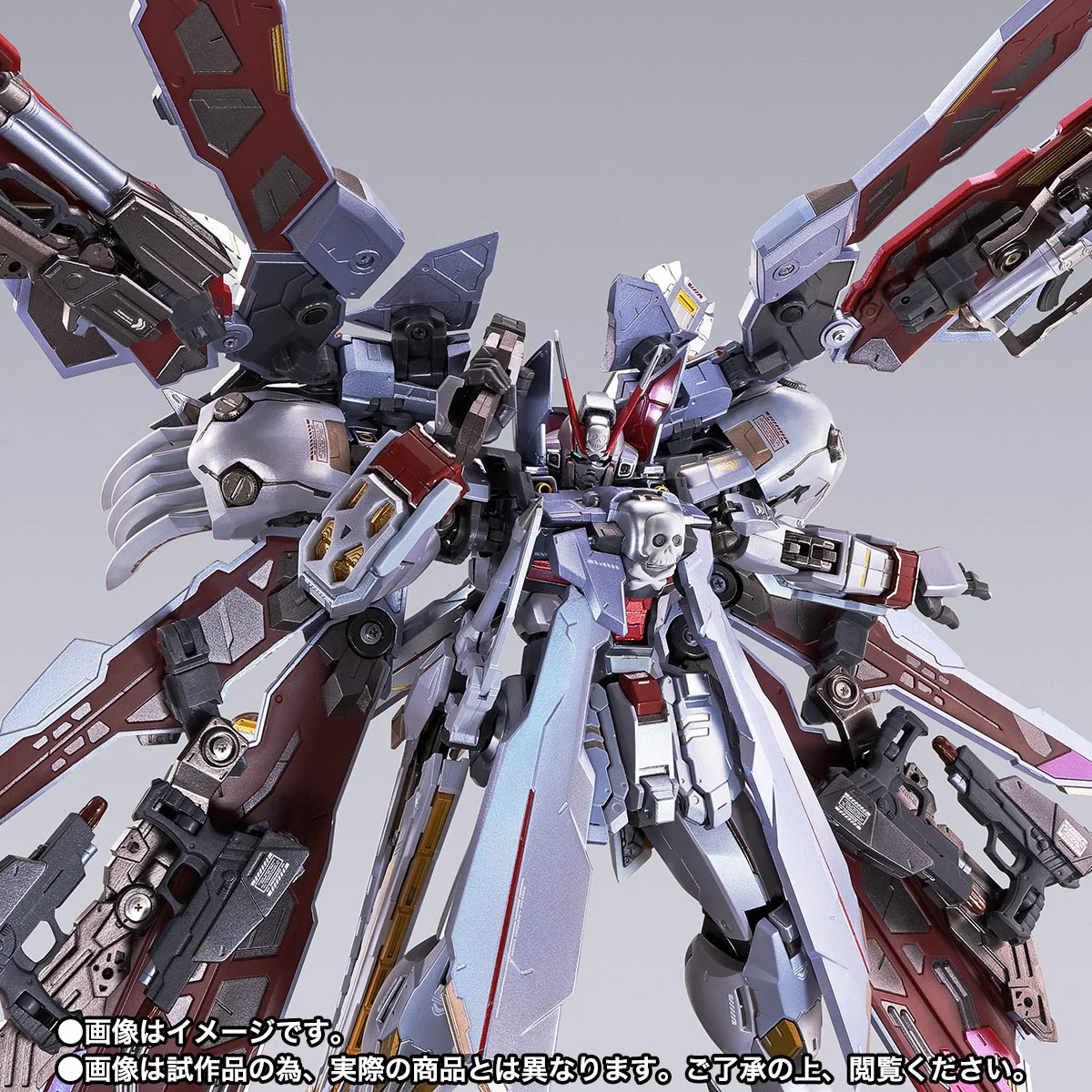 METAL BUILD 海盜鋼彈 X-0 全覆式披風 銀色幽靈重裝登場!極致合金工藝霸氣出擊 官方展示照 1