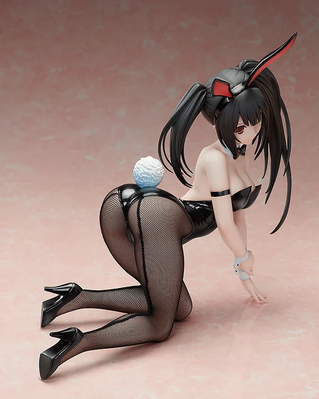 FREEing B-Style《約會大作戰》時崎狂三 1/4 兔女郎公仔 細節展示特寫 (5)