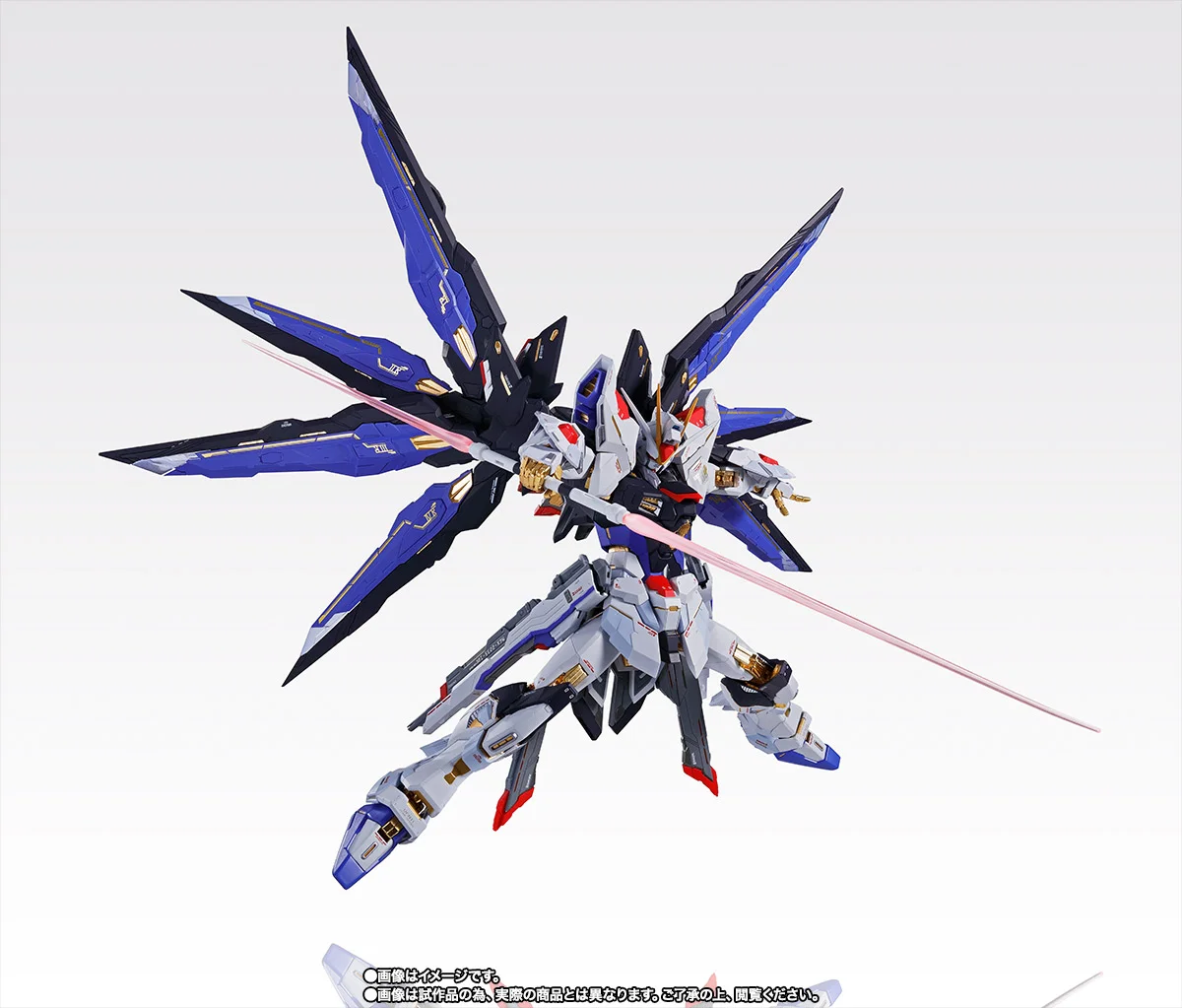 METAL BUILD 攻擊自由鋼彈 SOUL BLUE Ver.:旗艦工藝完全評測 細節特寫