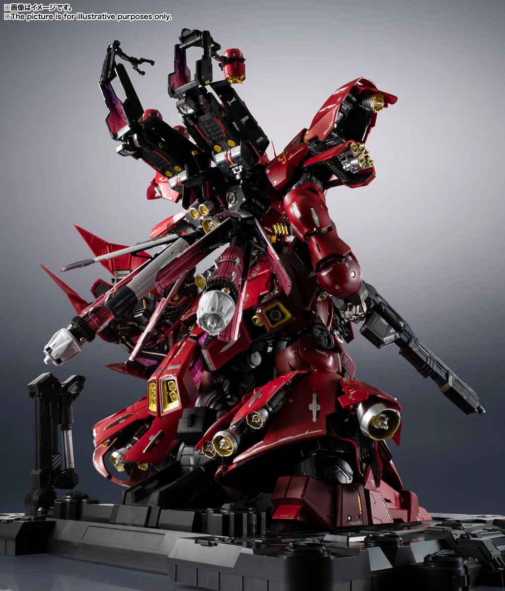 解體匠機 METAL STRUCTURE MSN-04 沙薩比(Sazabi):旗艦工藝完全評測 細節特寫