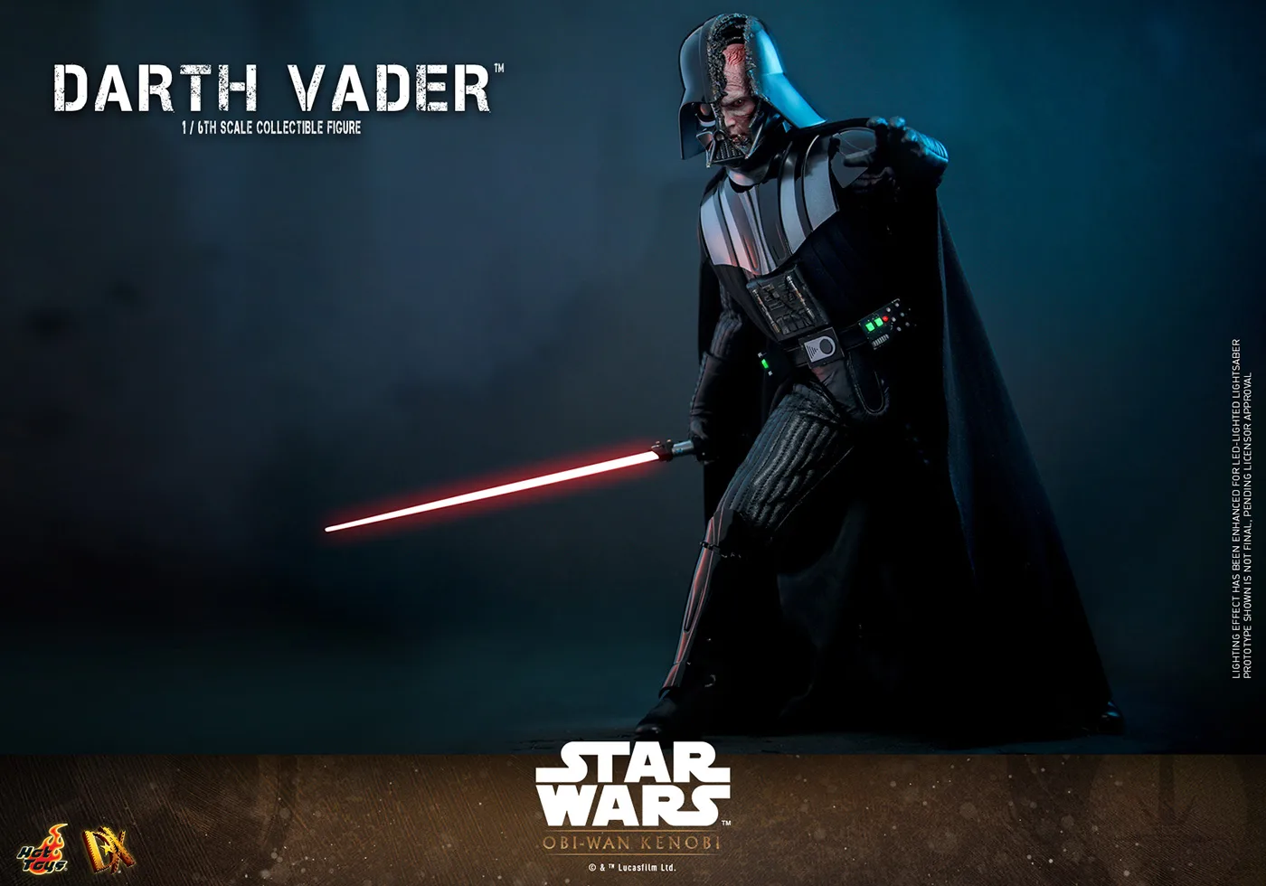 Hot Toys《星際大戰:歐比王·肯諾比》達斯·維達 豪華版 1/6 可動人偶:旗艦工藝完全評測 細節特寫