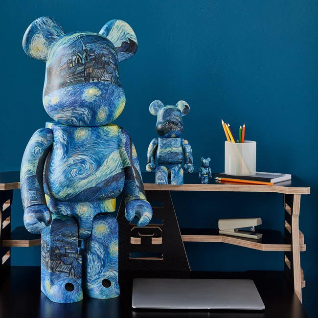 BE@RBRICK 梵谷《星夜》MoMA 聯名 1000% 官方展示 (1)
