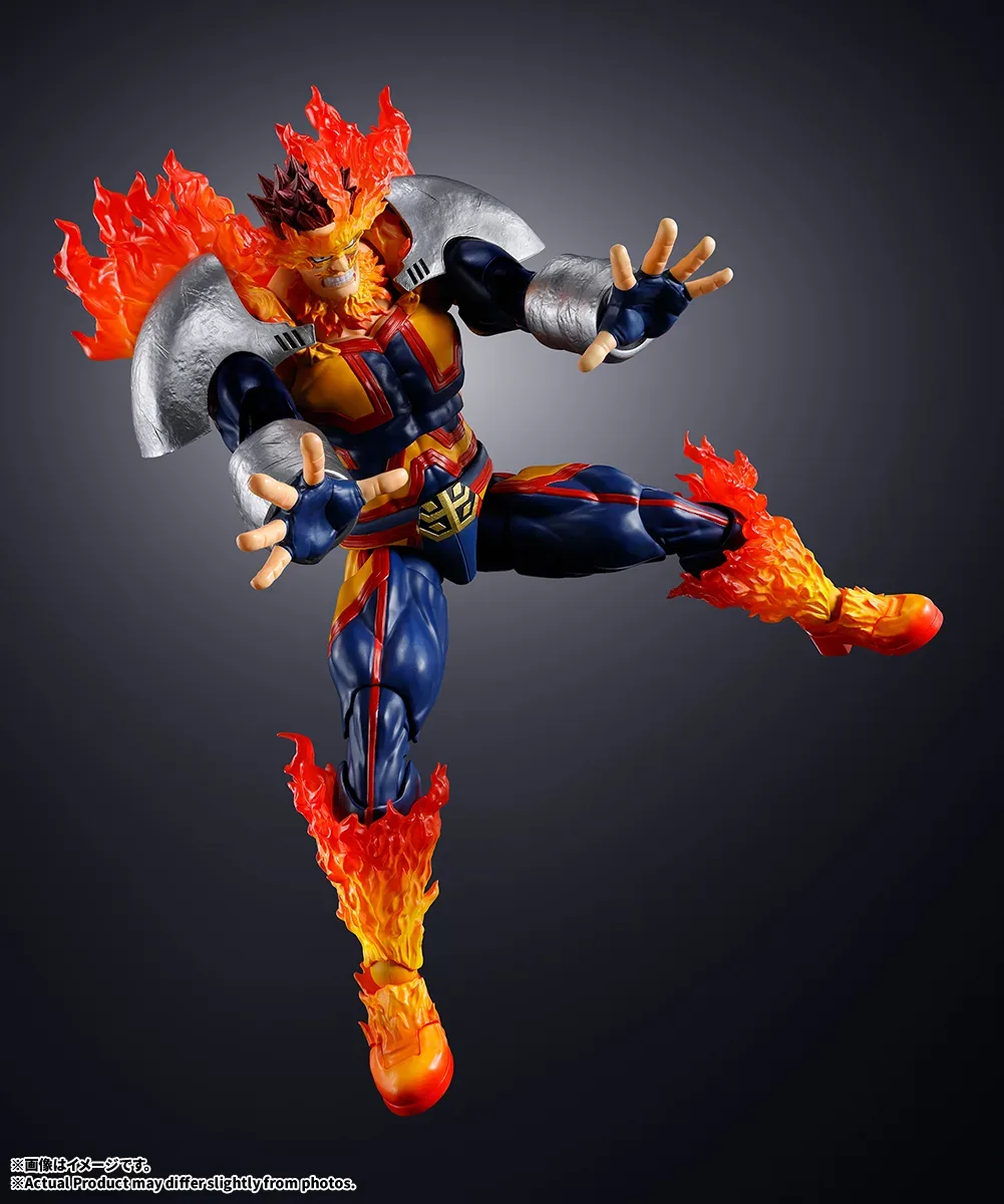 《我的英雄學院》No.1 英雄霸氣降臨!萬代 S.H.Figuarts「奮進人」可動公仔 魁梧體魄與燃燒特效震撼登場 細節特寫