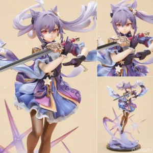 APEX-TOYS《原神》刻晴・疾雷快雨 Ver. 1/7 比例塗裝完成品公仔:旗艦工藝完全評測 官方商品照
