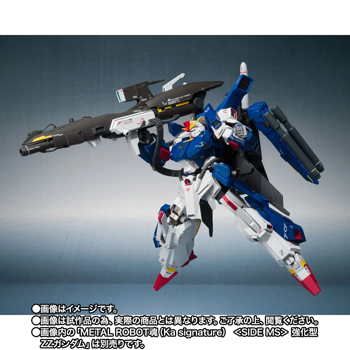 METAL ROBOT魂 Ka signature 強化型ZZ鋼彈全裝甲配件組！重現超絕巨型加農砲重武裝型態 細節特寫