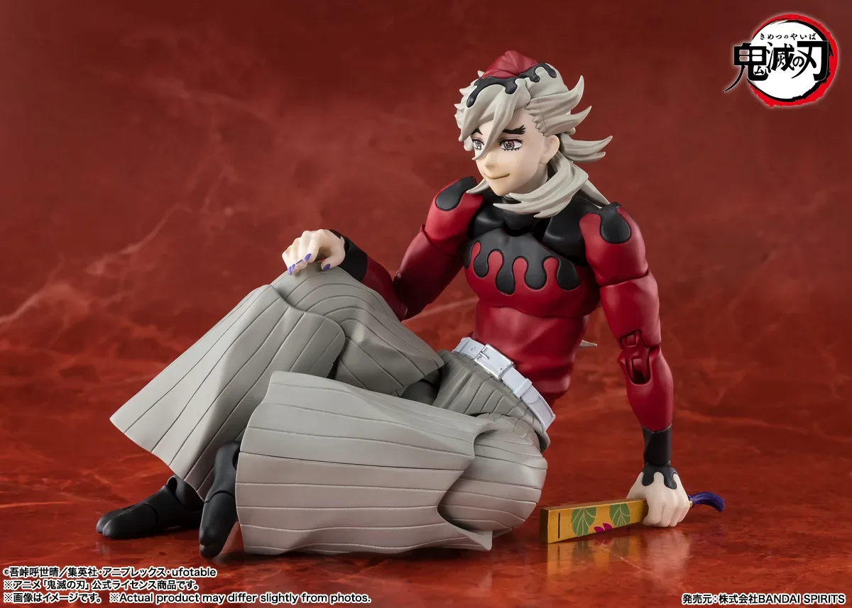 S.H.Figuarts《鬼滅之刃》上弦之貳「童磨」可動公仔登場 招牌金扇與狂妄笑顏極致重現 細節特寫