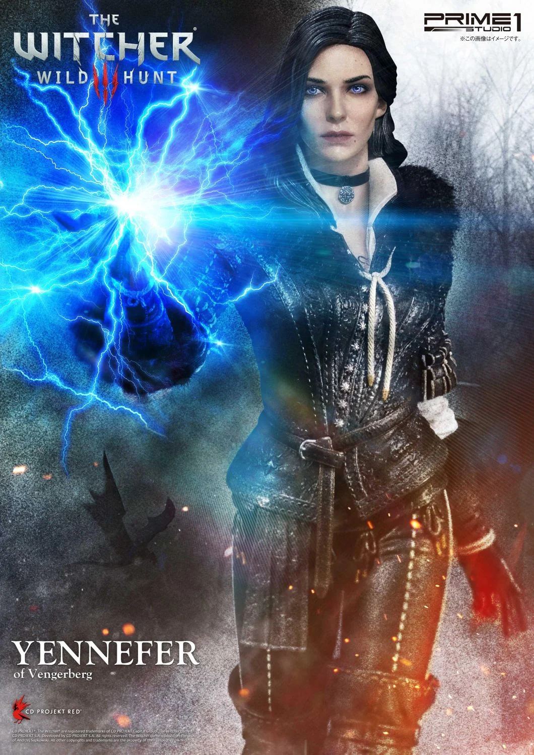 Prime 1 Studio《巫師 3:狂獵》凡格爾堡的葉奈法(Yennefer)1/4 旗艦雕像 細節展示 (1)