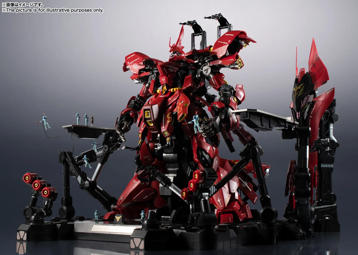 解體匠機 METAL STRUCTURE MSN-04 沙薩比(Sazabi):旗艦工藝完全評測 細節特寫