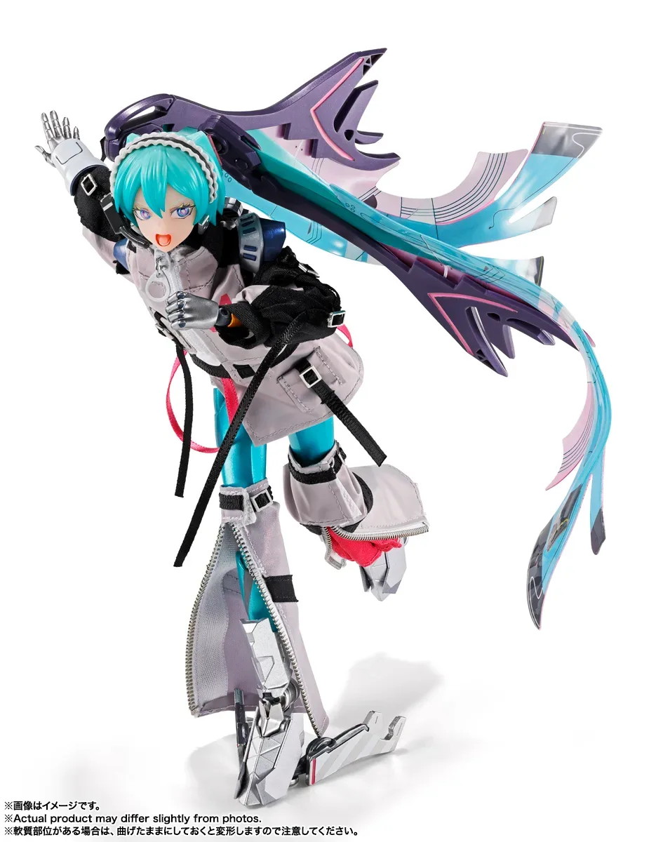 複合材質與合金骨架的機械歌姬!BANDAI SPIRITS「METAL BUILD 初音未來」2026年10月24日正式發售 細節特寫