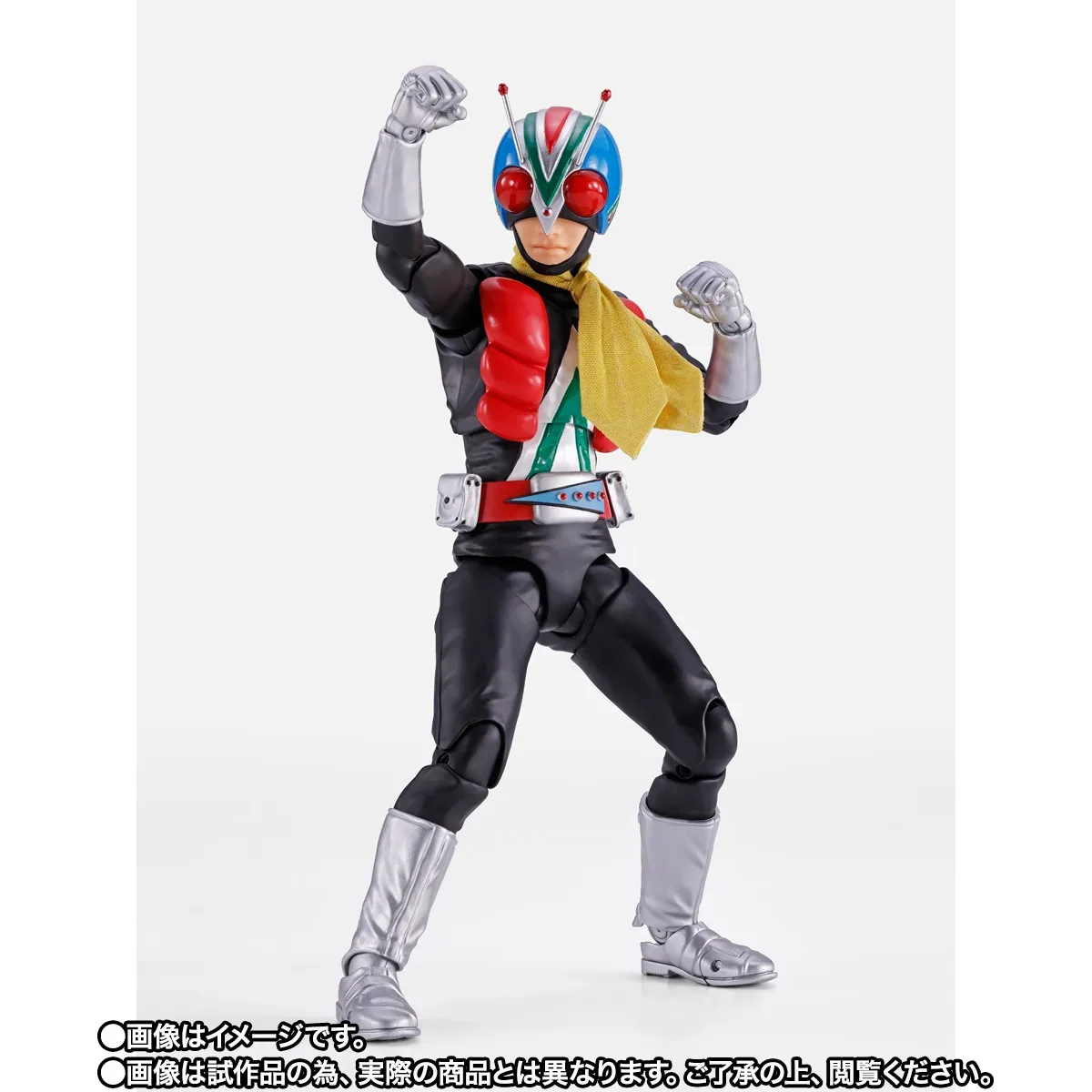 重現假面騎士4號英姿！S.H.Figuarts 真骨彫製法《假面騎士V3》騎士人 榮光之昭和騎士版 登場 細節特寫
