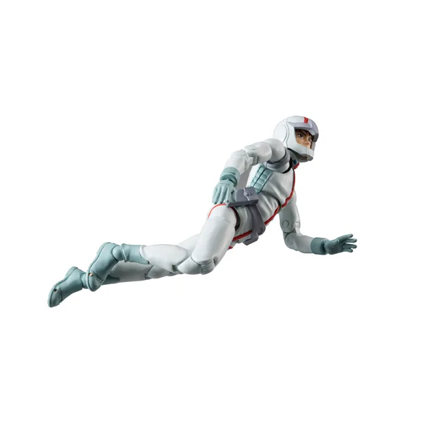 聯邦白色流星再臨!MegaHouse《機動戰士鋼彈》G.M.G. 地球聯邦軍 阿姆羅·雷 標準太空服 Ver. 可動公仔決定再販 細節特寫