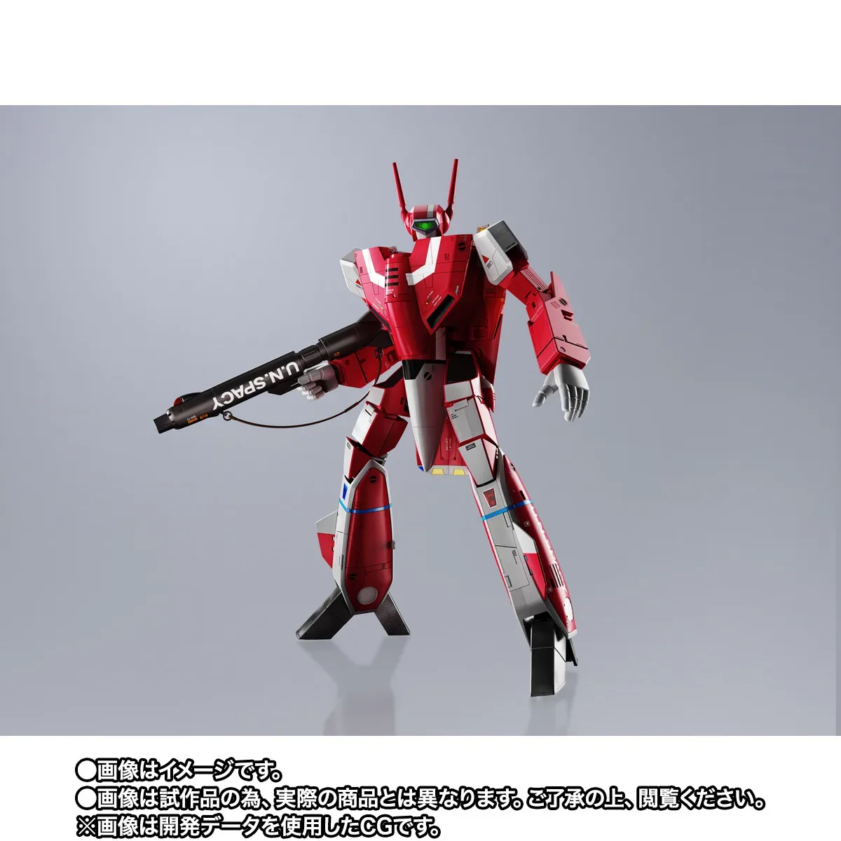 DX超合金《超時空要塞》VF-1J 超級女武神（米莉亞機）鮮紅登場！王牌夫妻檔合體出擊 細節特寫