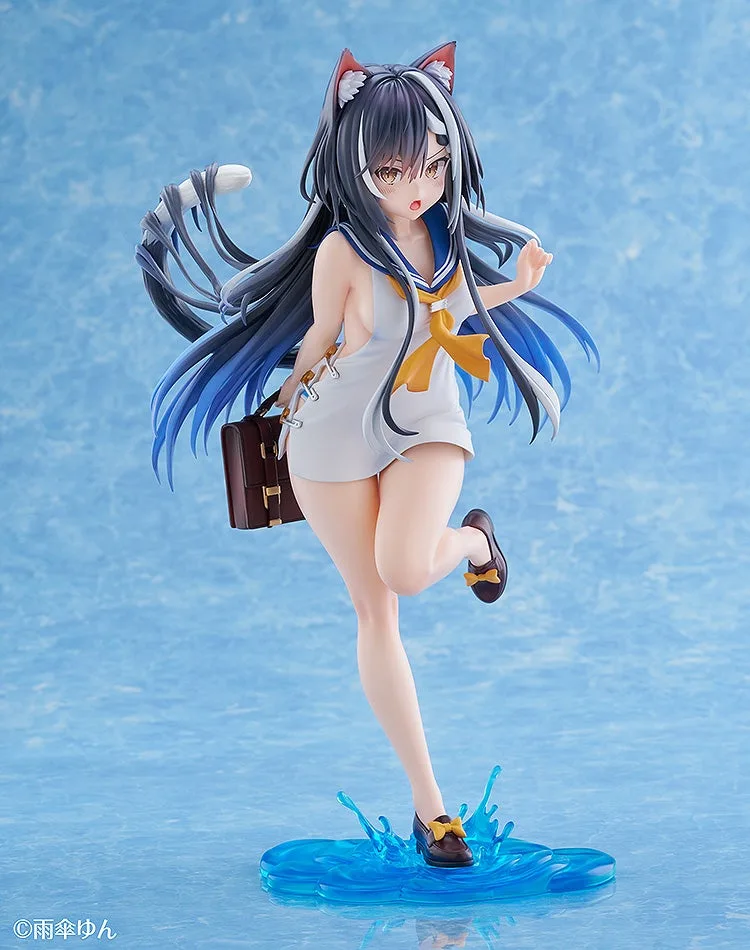 DMM Factory《年下女友》雨傘ゆん繪製獸耳美少女 1/6 比例塗裝完成品亮相 細節特寫
