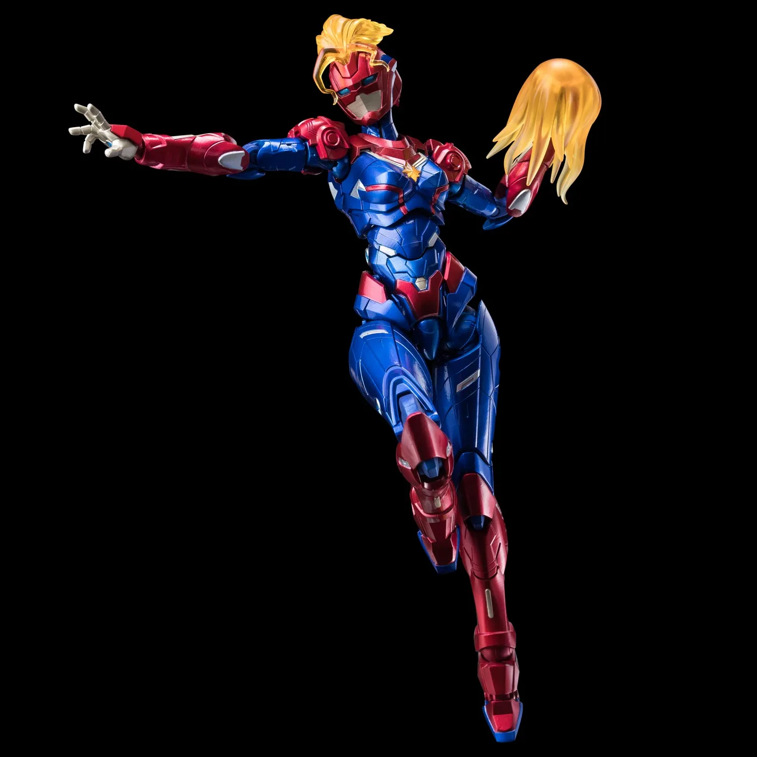 千值練 Fighting Armor 驚奇隊長:雙星烈焰旗艦工藝評測 細節特寫