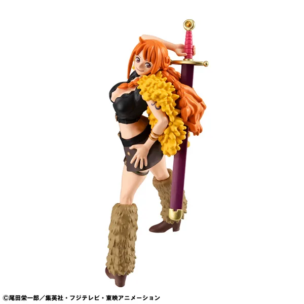MegaHouse《航海王》WALLSTAR 娜美(艾爾巴夫篇)泡殼包裝直接掛牆展示 細節特寫