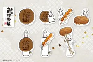 壽屋《烏多拉》攜手立川伊勢屋推出聯名造型貼紙組 紀念烏多拉燒發售10週年