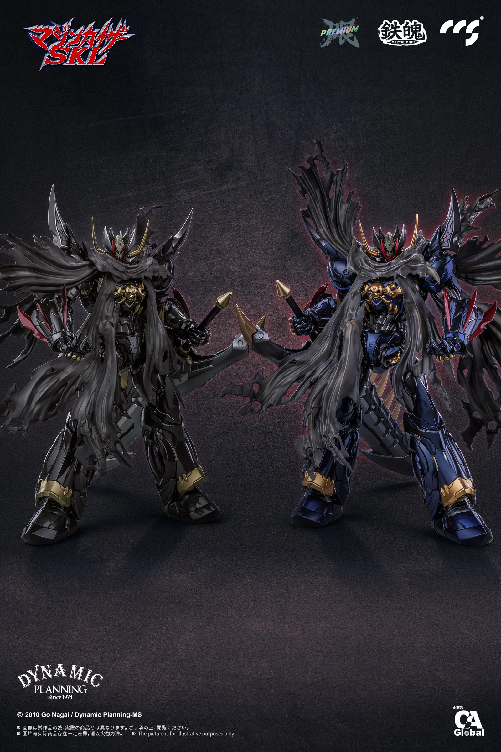 CCSTOYS 鐵魄《魔神皇帝 G》魔神凱撒 SKL(Mazinkaiser SKL)合金可動模型:旗艦工藝完全評測 細節特寫