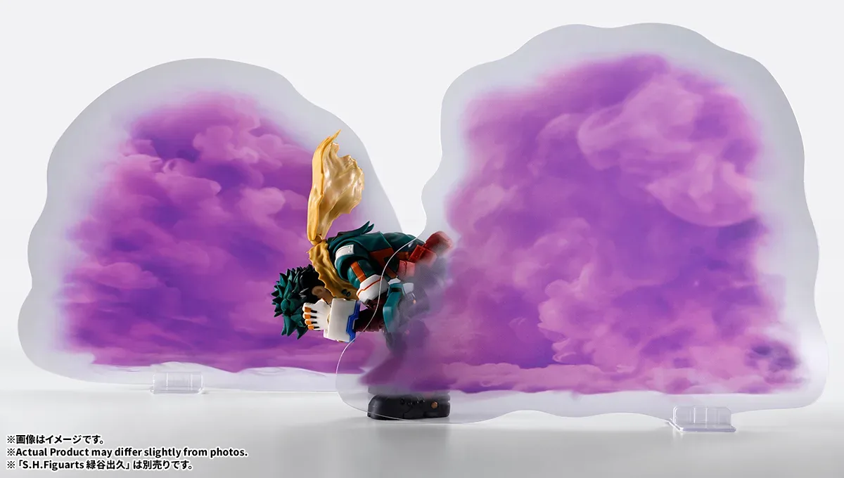 S.H.Figuarts《我的英雄學院》ONE FOR ALL PLUS ULTRA 配件組登場!二代到七代個性特效一次收齊 細節特寫