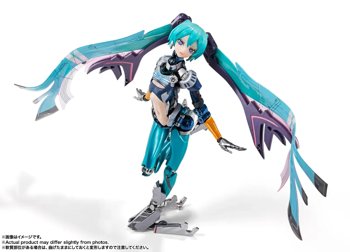 複合材質與合金骨架的機械歌姬!BANDAI SPIRITS「METAL BUILD 初音未來」2026年10月24日正式發售 細節特寫