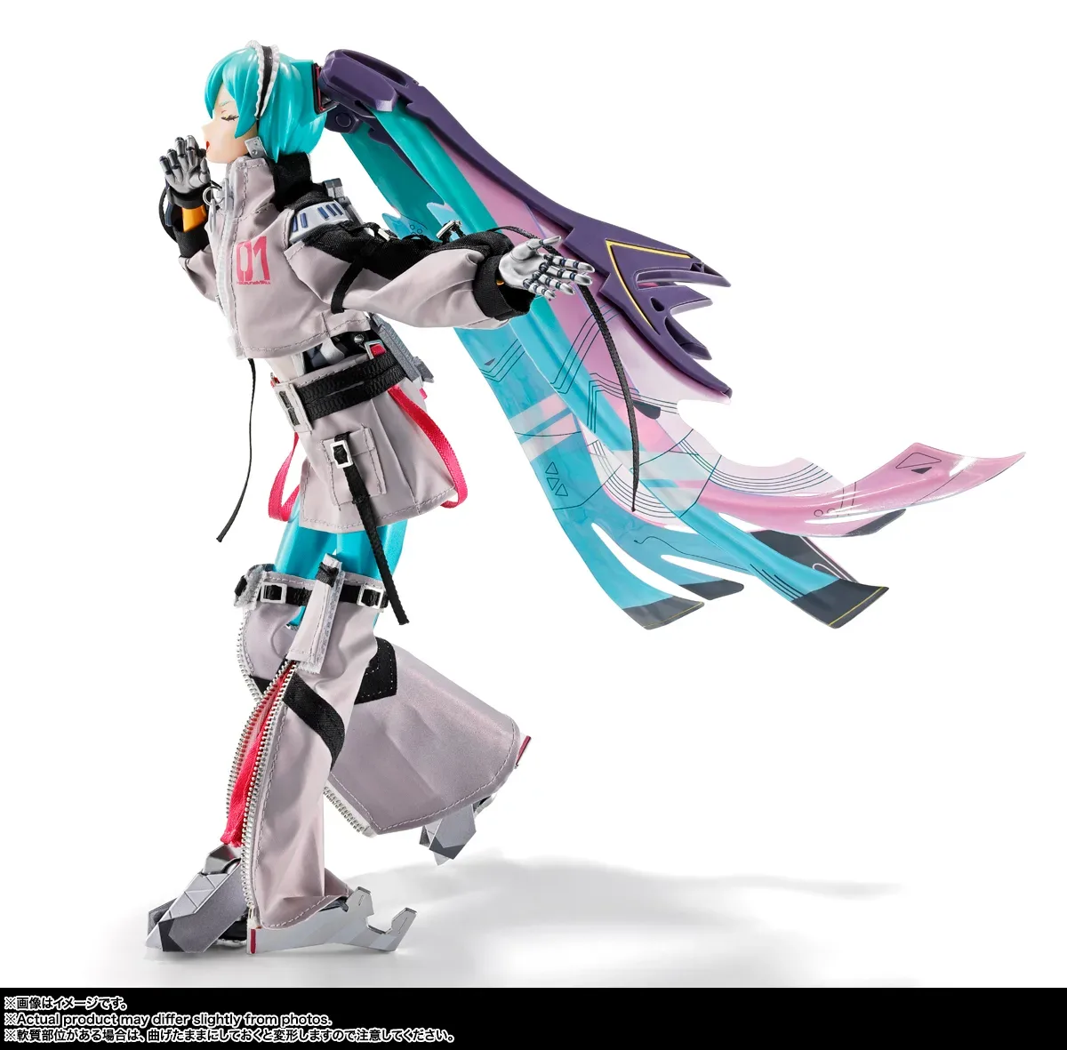 複合材質與合金骨架的機械歌姬!BANDAI SPIRITS「METAL BUILD 初音未來」2026年10月24日正式發售 細節特寫