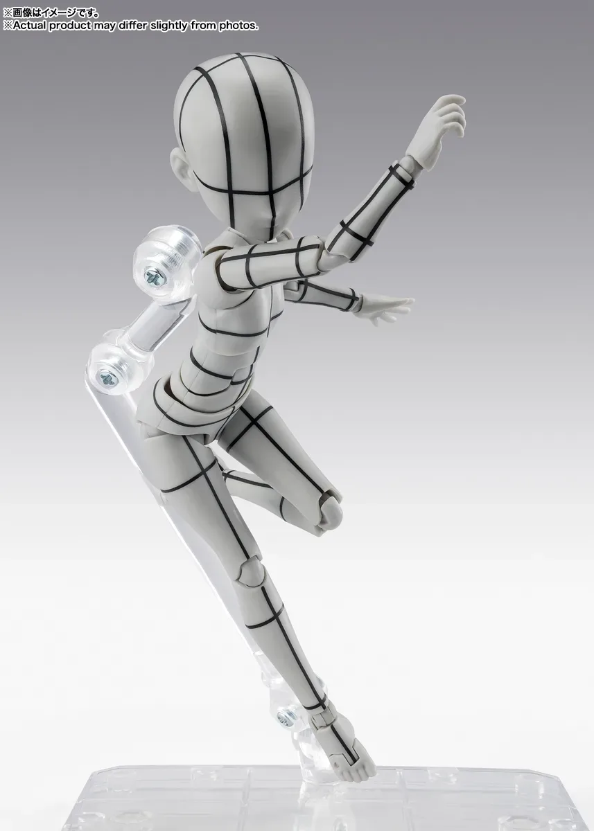 作畫練功神器登場!S.H.Figuarts 素體妹 杉森建線框版 2026年8月29日正式發售 細節特寫