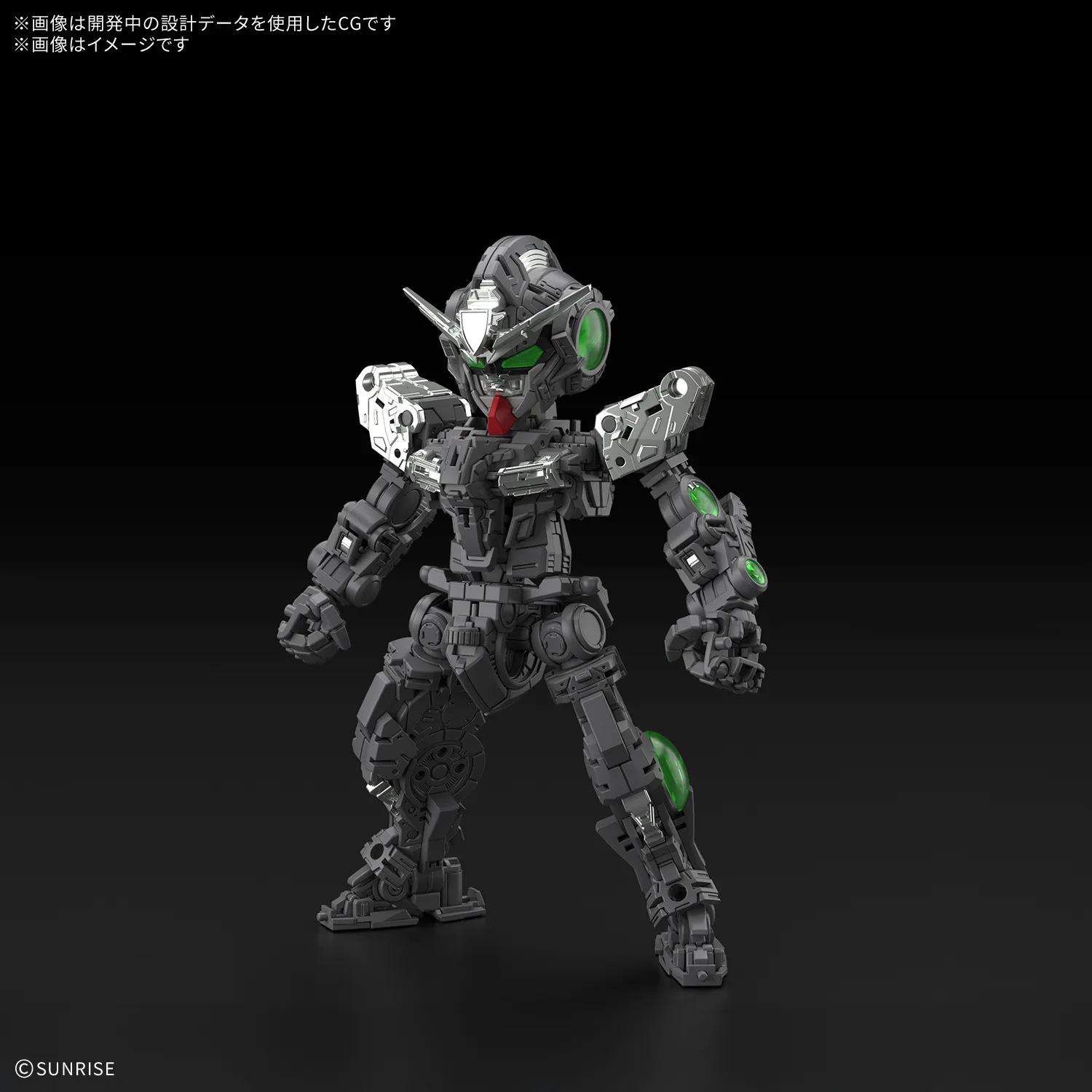 萬代 MGSD《機動戰士鋼彈00》00強化模組 預計2027年3月發售 搭載原創展開機構與全套特效武裝 細節特寫
