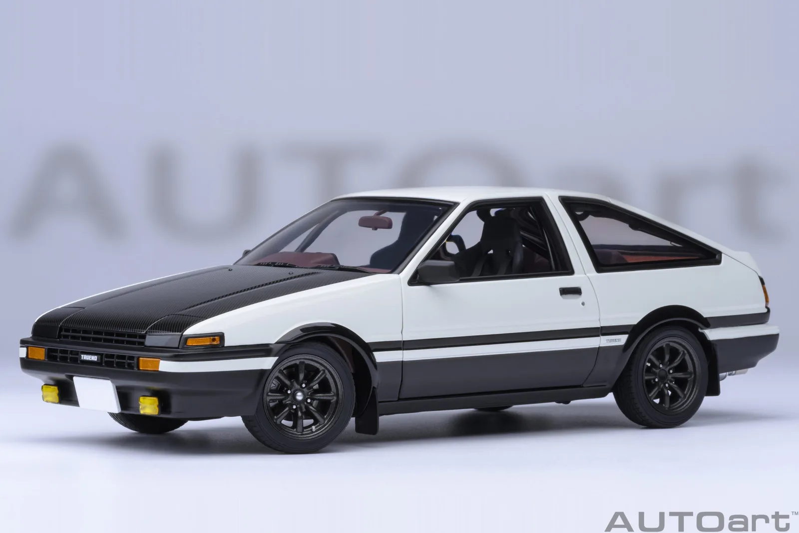 AUTOart 1/18《頭文字D》豐田 AE86 Project D 最終版 30週年紀念全開車模 細節特寫