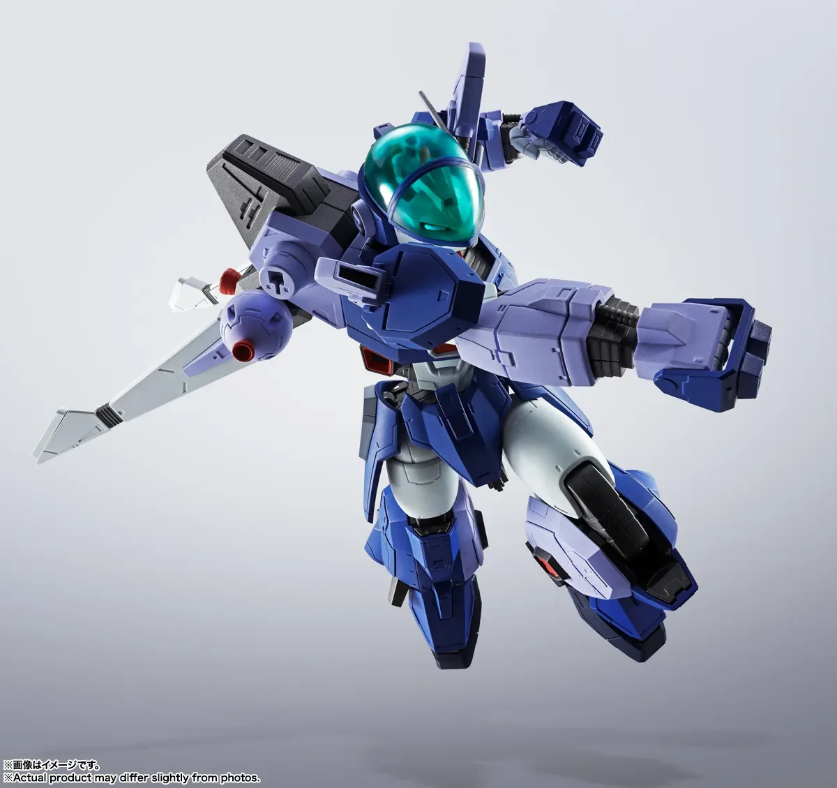 萬代 HI-METAL R《蒼藍流星 SPT雷茲納》雷茲納 確定 2026年10月17日發售，完全新規造型搭載頭部發光機構 細節特寫