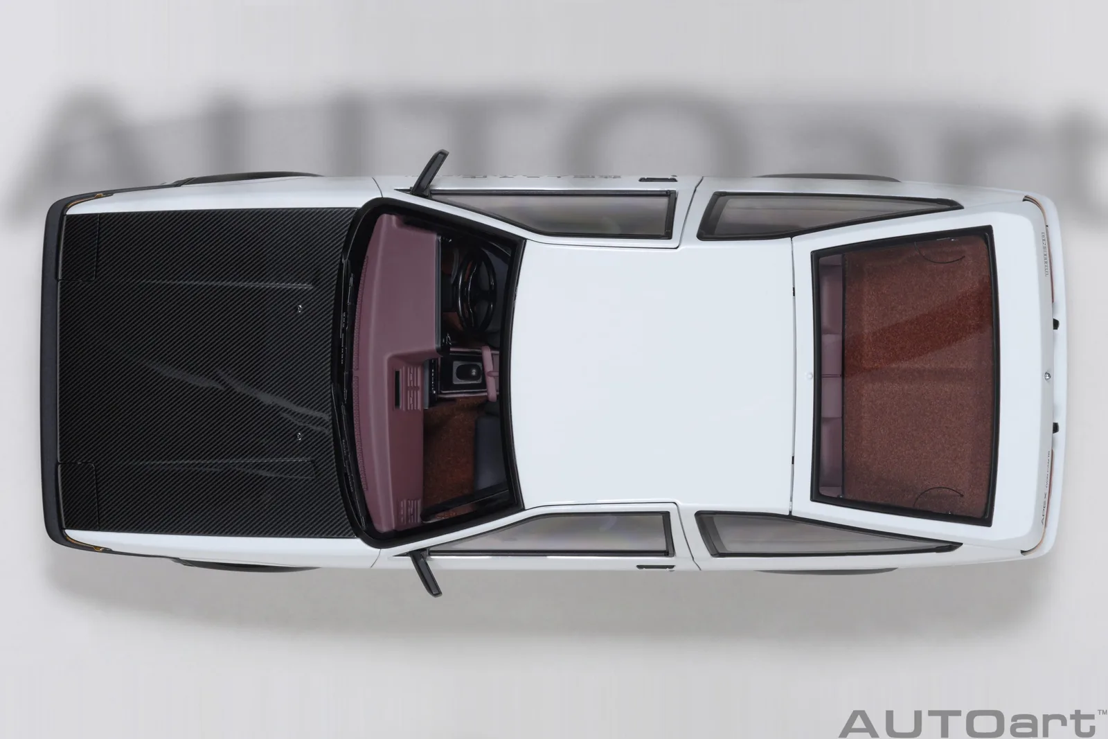 AUTOart 1/18《頭文字D》豐田 AE86 Project D 最終版 30週年紀念全開車模 細節特寫