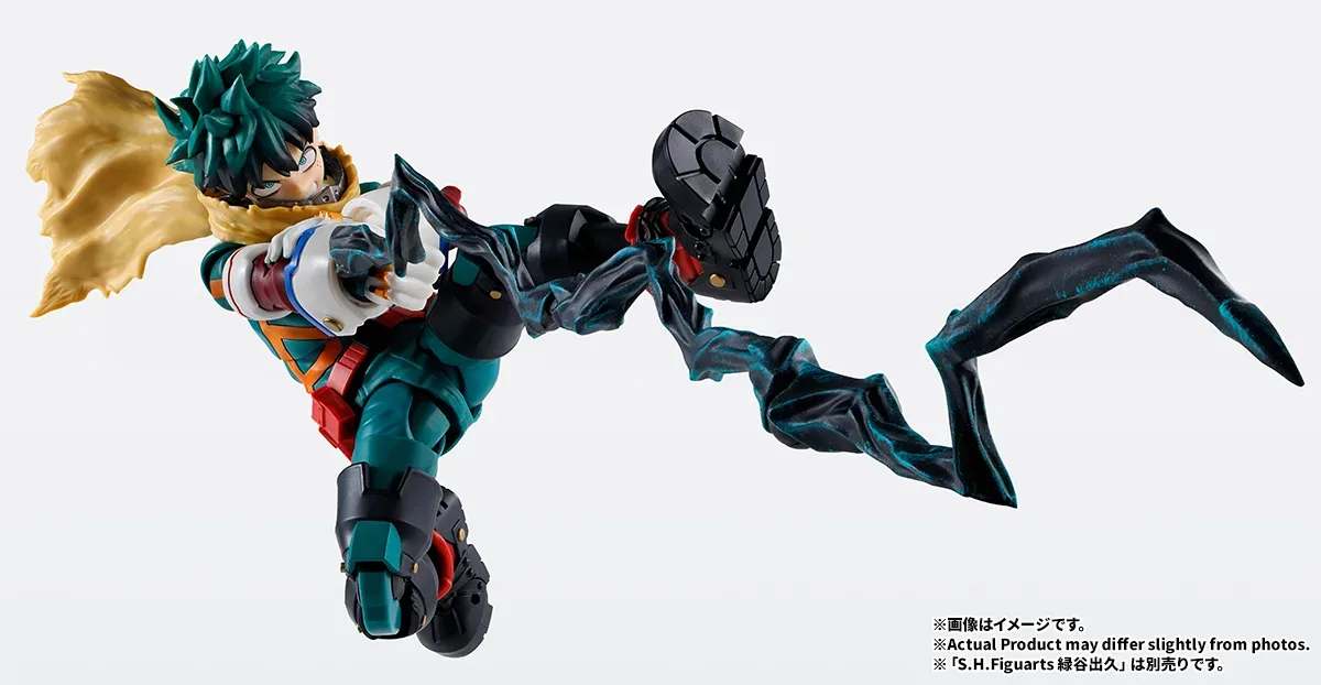 S.H.Figuarts《我的英雄學院》ONE FOR ALL PLUS ULTRA 配件組登場!二代到七代個性特效一次收齊 細節特寫