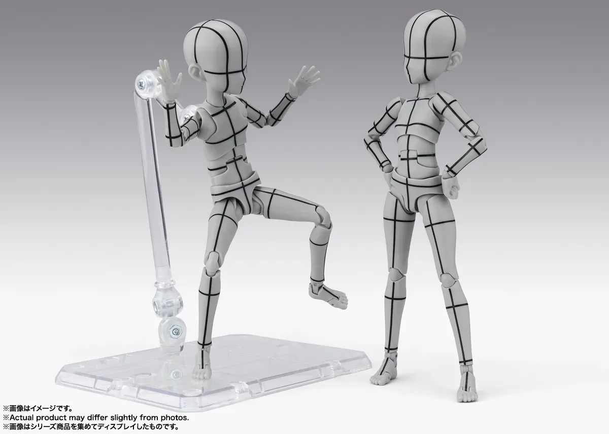 作畫練功神器登場!S.H.Figuarts 素體妹 杉森建線框版 2026年8月29日正式發售 細節特寫