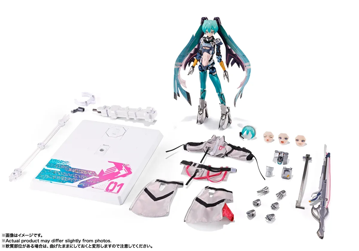 複合材質與合金骨架的機械歌姬!BANDAI SPIRITS「METAL BUILD 初音未來」2026年10月24日正式發售 細節特寫