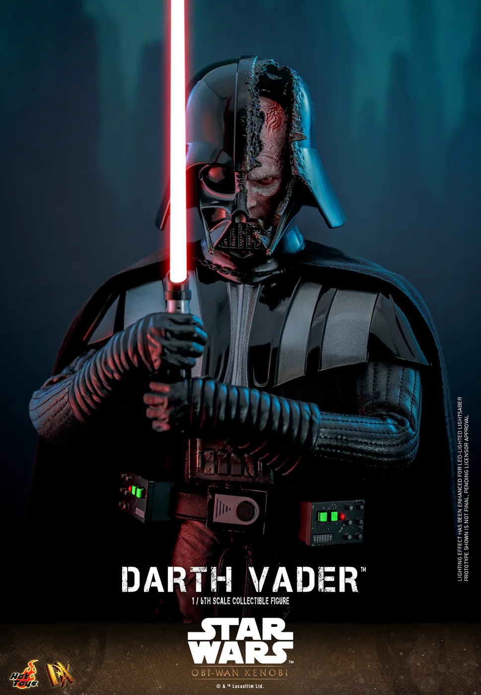 Hot Toys《星際大戰:歐比王·肯諾比》達斯·維達 豪華版 1/6 可動人偶:旗艦工藝完全評測 細節特寫