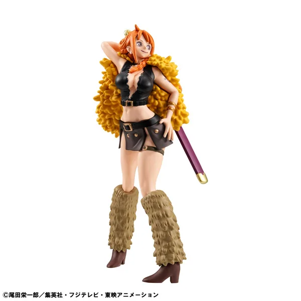 MegaHouse《航海王》WALLSTAR 娜美(艾爾巴夫篇)泡殼包裝直接掛牆展示 細節特寫