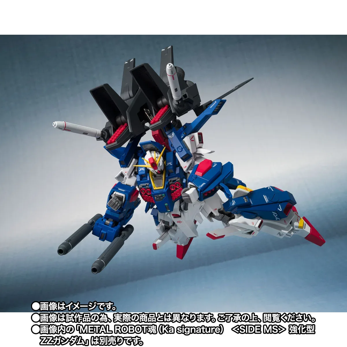 METAL ROBOT魂 Ka signature 強化型ZZ鋼彈全裝甲配件組！重現超絕巨型加農砲重武裝型態 細節特寫