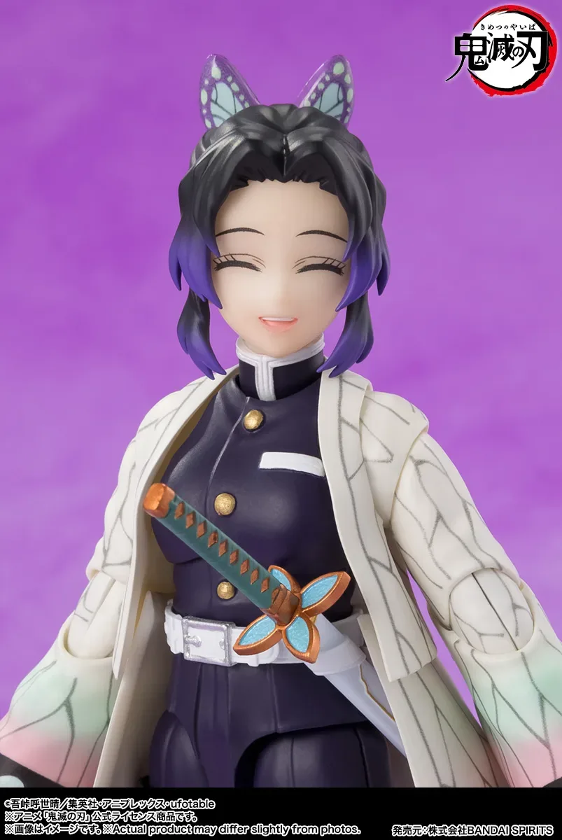 BANDAI SPIRITS《鬼滅之刃》S.H.Figuarts「胡蝶忍」可動公仔再次登場!經典羽織造型與專屬日輪刀重現 細節特寫