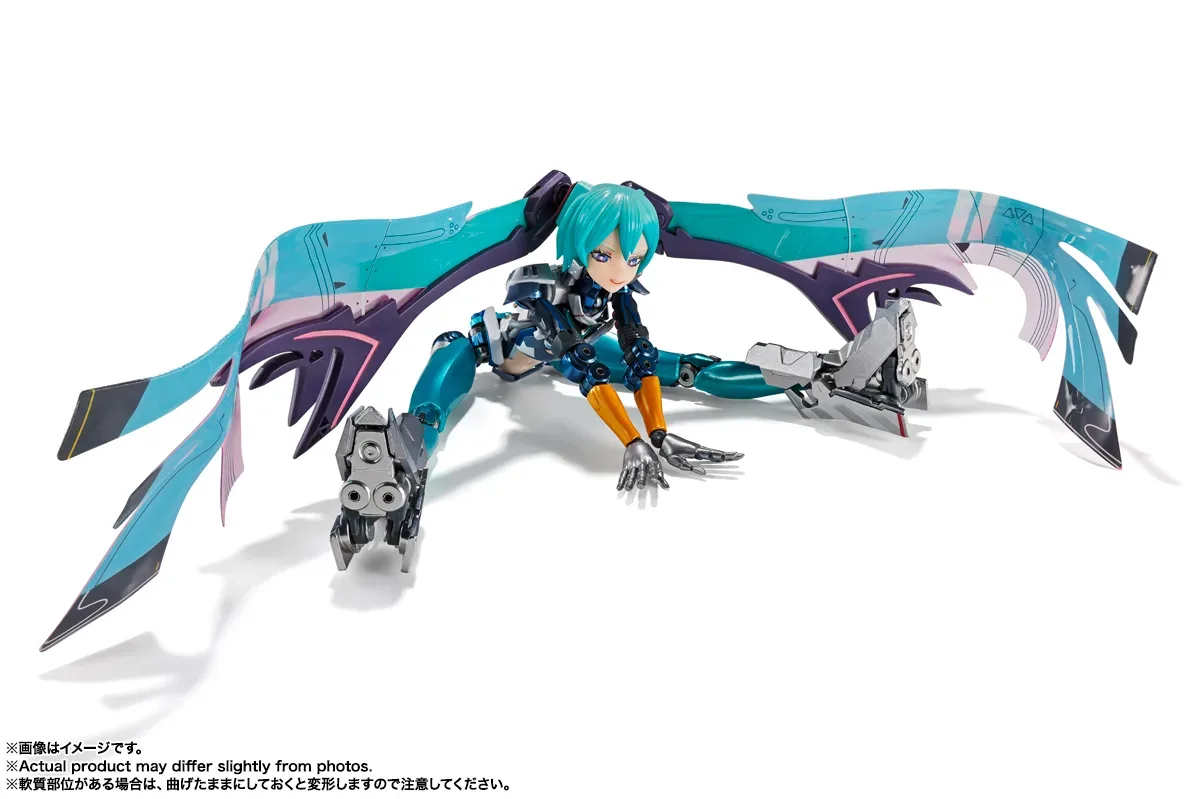 複合材質與合金骨架的機械歌姬!BANDAI SPIRITS「METAL BUILD 初音未來」2026年10月24日正式發售 細節特寫