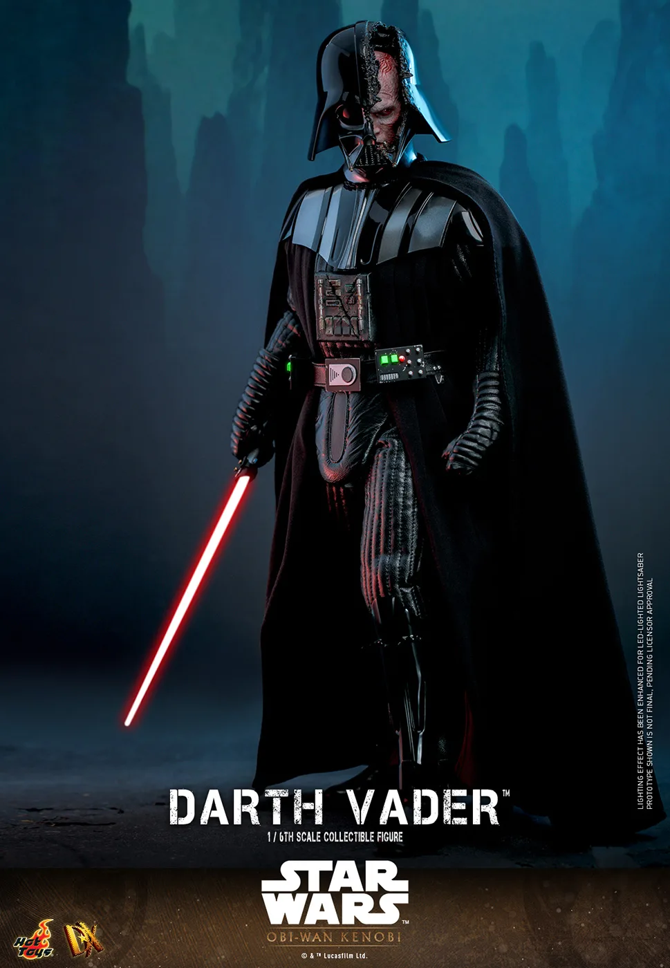 Hot Toys《星際大戰:歐比王·肯諾比》達斯·維達 豪華版 1/6 可動人偶:旗艦工藝完全評測 細節特寫