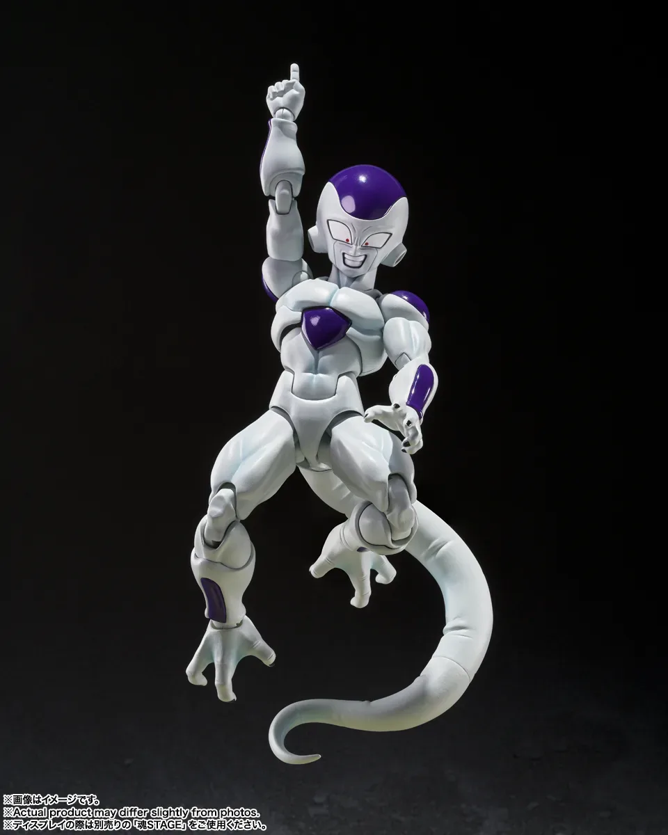 宇宙帝王新規造形登場!S.H.Figuarts《七龍珠Z》弗力札 第四形態〈深不可測宇宙第一的力量〉可動公仔預購開跑 細節特寫