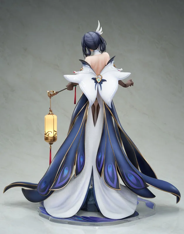 APEX-TOYS《碧藍航線》鎮海・奇響華殿 1/7 比例公仔(含屏風茶室地台):旗艦工藝完全評測 細節特寫