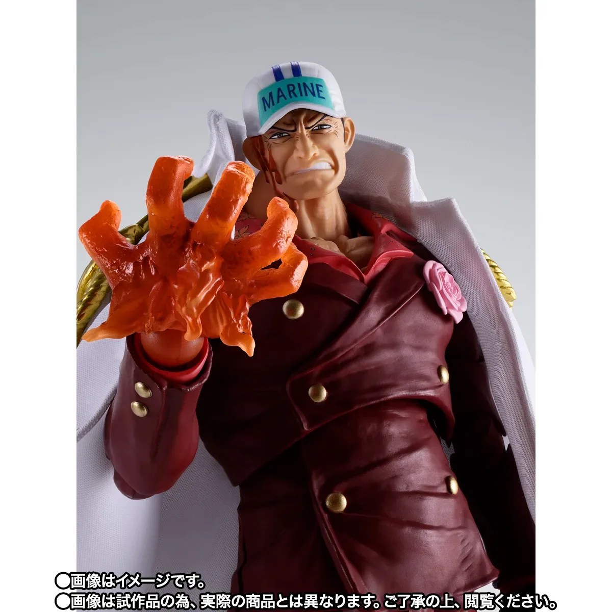 S.H.Figuarts 航海王 頂上決戰「赤犬」盃登場：附岩漿特效與名場面連動配件 細節特寫