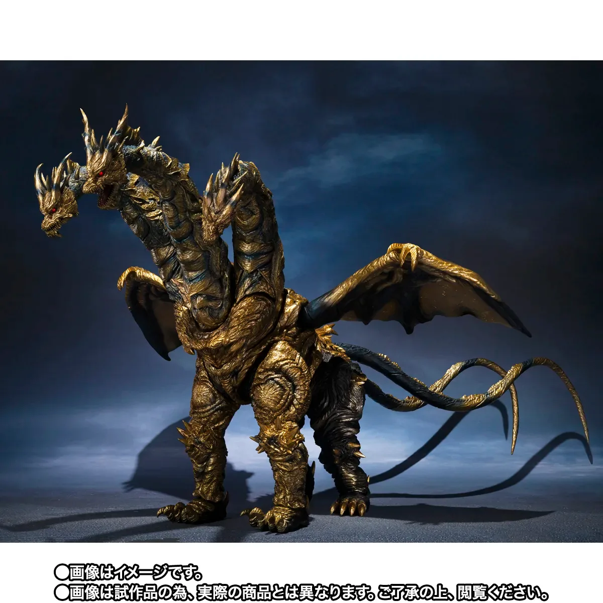 終極強敵降臨！S.H.MonsterArts《哥吉拉最後戰役》凱薩基多拉登場，壓倒性魄力巨軀重現 細節特寫