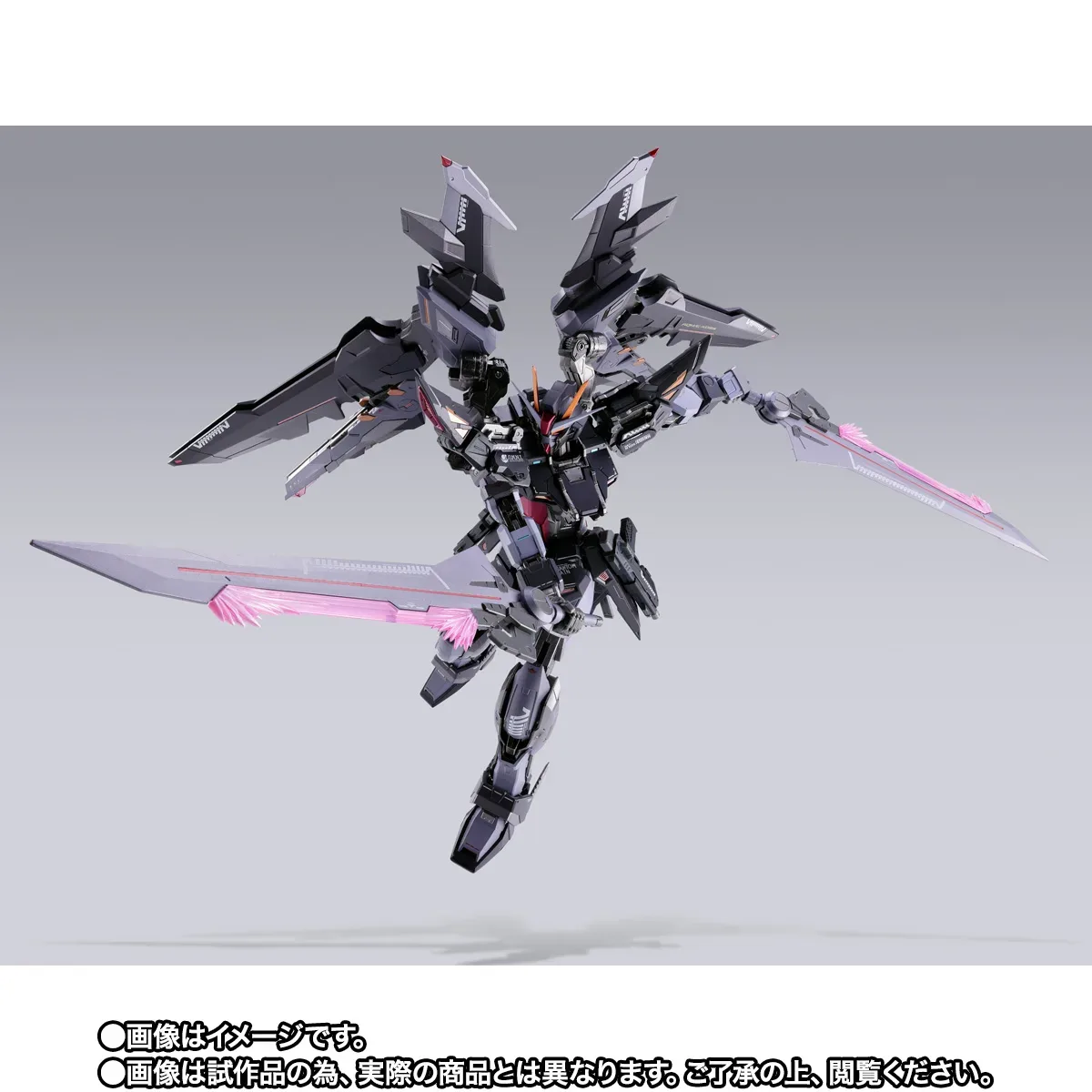METAL BUILD《機動戰士鋼彈SEED C.E.73 -STARGAZER-》漆黑攻擊鋼彈 20 週年紀念配色合金可動模型登場 細節特寫