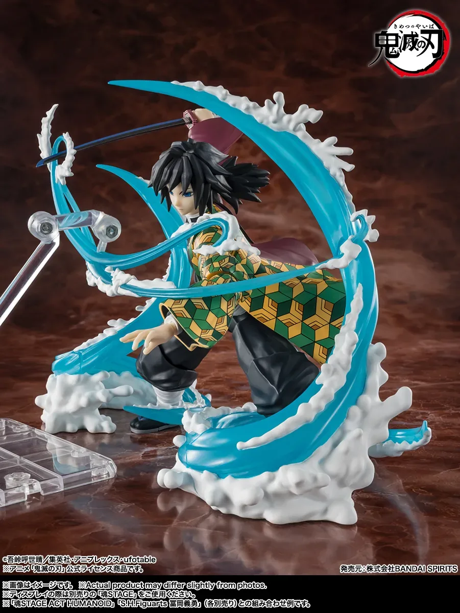 水之呼吸全集中！S.H.Figuarts《鬼滅之刃》竈門炭治郎＆富岡義勇特效配件組 2026年10月17日正式發售 細節特寫